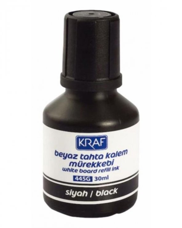 Kraf Beyaz Tahta Kalemi Mürekkebi Siyah 30ml