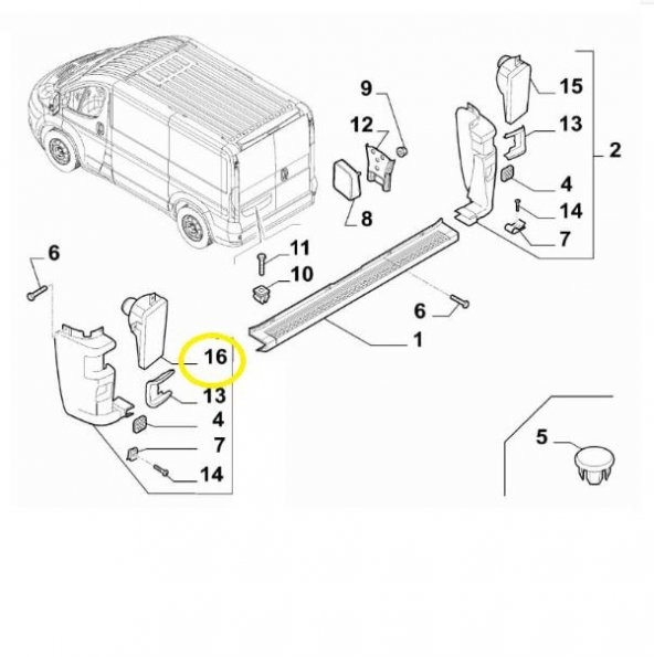 SOL ARKA STOP ALT LAMBA DUYU BOXER-DUCATO III - Resim 4