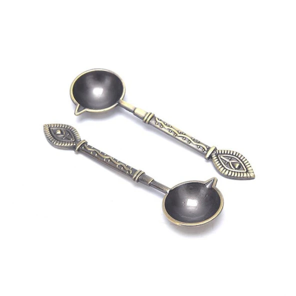 Mum Mühürü Eritme Kaşığı Döküm Prinç Oksit Retro Stil - 10
