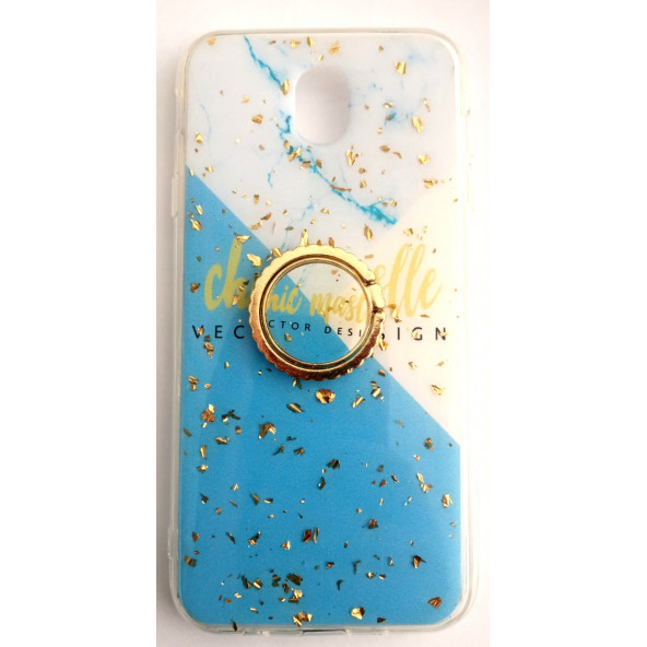 Samsung Galaxy J7 Pro (J730) Simli Yüzüklü Lüks Kılıf ürün görseli 1