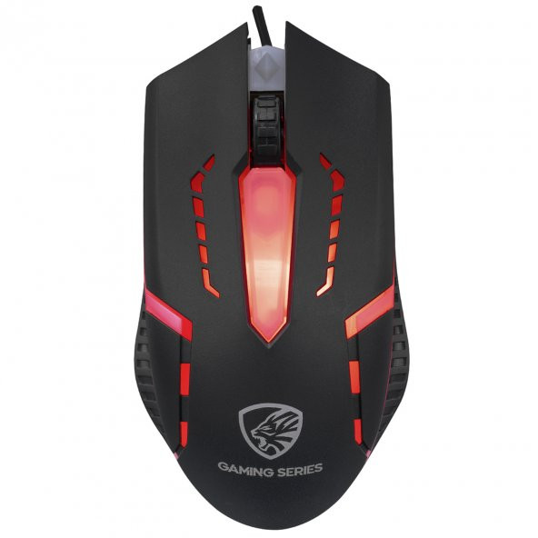 Hytech HYK-46 GAMY COMBO Siyah USB Kırmızı Tuşlu Q Gaming Oyuncu Klavye + Mouse Set - 3