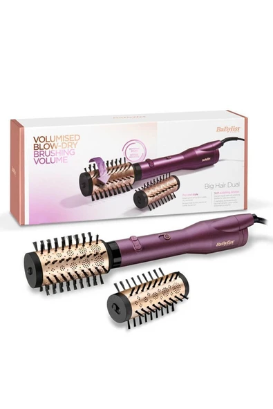 Babyliss As950e Big Hair Dual Maşa, Düzleştirici, 2 Döner Başlıklı, Iyon Elektrikli Fırça - 7