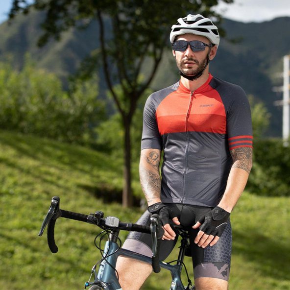 Bisiklet Gözlüğü UV Korumalı Ayarlanabilir Bisikletçi Gözlük Füme S900 - 2