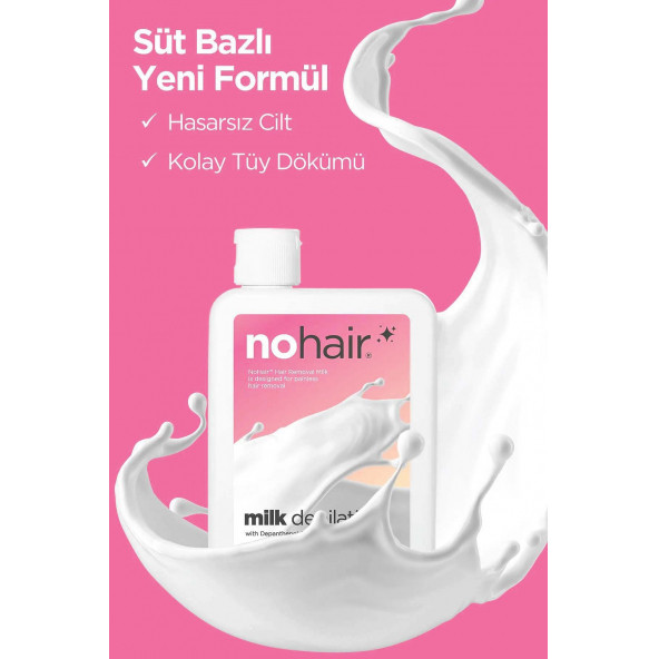 Nohair Milk Depilation Women Tüy Dökücü Süt Kadın 100 Ml A-006308 - 2