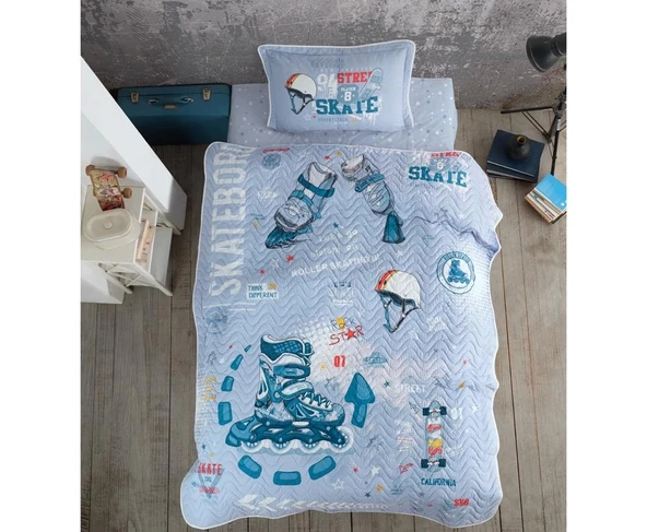 Clasy Ranforce Yatak Örtüsü Tek Kişilik Skyland