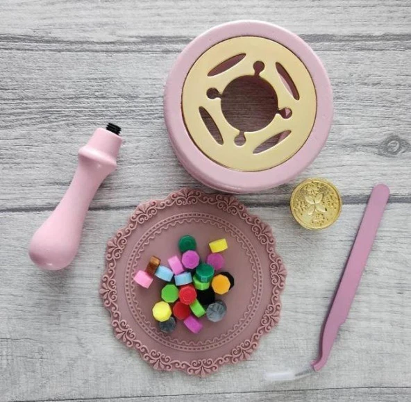 İkili Cımbız Seti Paslanmaz Çelik Pembe Renk Düz ve Kavisli Model - Resim 11