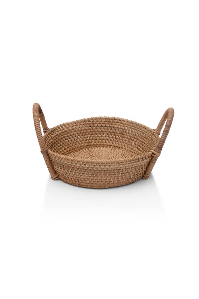 Meander El Yapımı Rattan Çok Amaçlı Saklama Kutusu 18x18x7cm 8879