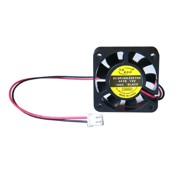 12 v 4cm 2 pinli soğutucu fan 4x4x1 cm fan 12 volt fan