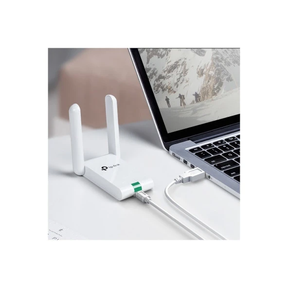 Tp-Link TL-WN822N 300 Mbps Kablosuz 2x3dBi Antenli Yüksek Kazanımlı USB Adaptör - 6