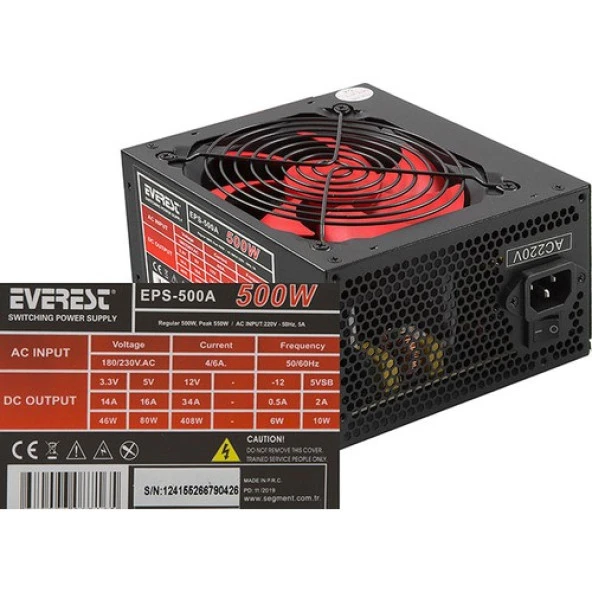 EVEREST EPS-500A 500W POWER SUPLY