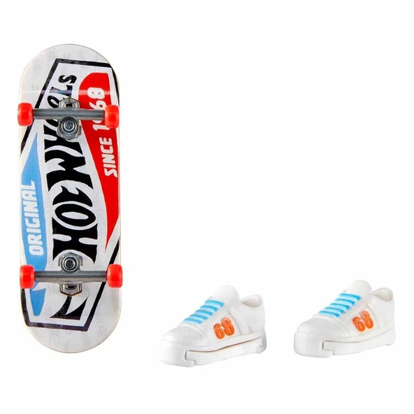 HGT46 Hot Wheels Skate Parmak Kaykay ve Ayakkabı Paketleri- 1 Adet Stokta Olan Gönderilir - 5
