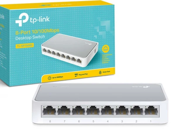 Tp-Link TL-SF1008D 8 PORT 10/100 MBPS SWİTCH