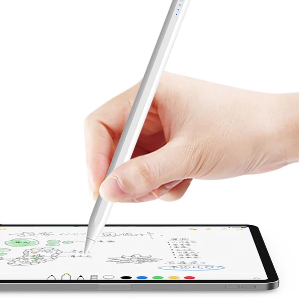 Pencil 10 Magnetik Şarj ve Eğim Özellikli Dokunmatik Çizim Kalemi - 9