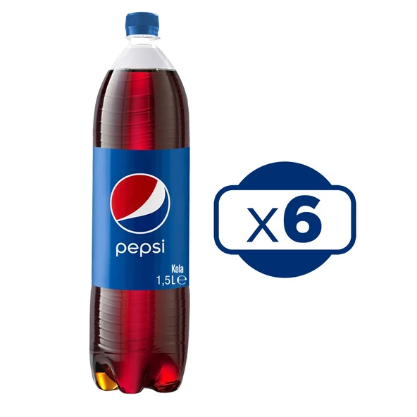 Pepsi 1,5 lt x 6 Adet ürün görseli 1