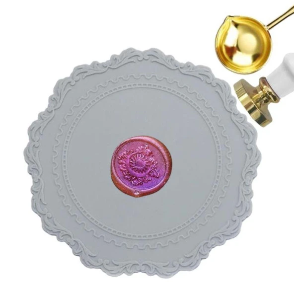 Mühür Mumu Döküm Silika Jel Baskı Ped Yapışmayan Gri Silikon ürün görseli