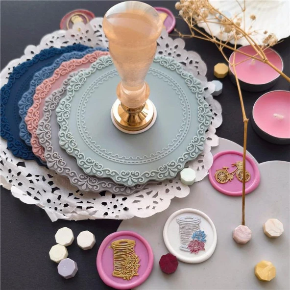 Mühür Mumu Döküm Silika Jel Baskı Ped Yapışmayan Gri Silikon - Resim 7