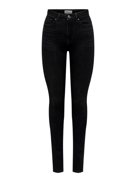 ONLY Bayan Yüksek Bel DarKesim Likralı Kot Pantolon 15263717 - Resim 3