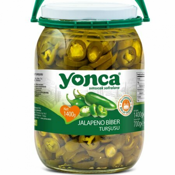 Yonca Jalapeno Biber Turşusu 1400 g