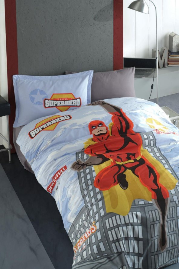 Clasy Ranforce Genç Uyku Seti Tek Kişilik Süperhero