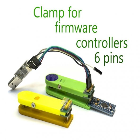 Yazılım Kontrol Cihazları İçin Kelepçe 6 Pins Plastik Aparat