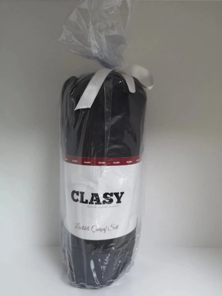 Clasy Ranforce Lastikli Çarşaf Seti Tek Kişilik Antrasit - 1
