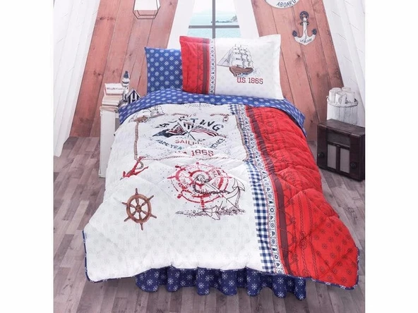 Clasy Ranforce Yorgan Silikon Tek Kişilik Tekli Alesta V1