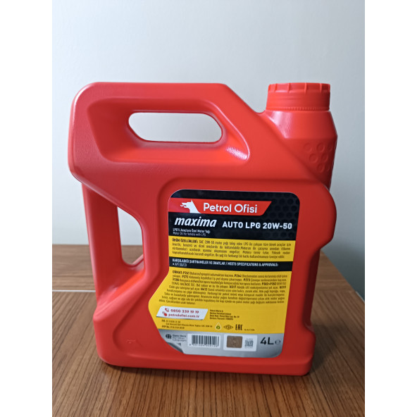Petrol Ofisi Auto Lpg 20w-50 4 lt (2025 üretim) Motor Yağı - 2