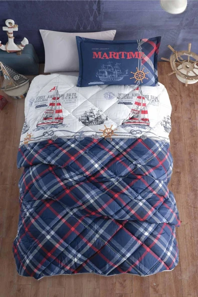Clasy Ranforce Genç Uyku Seti Tek Kişilik Maritime V1 Lacivert