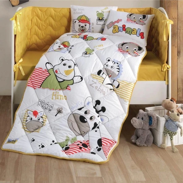 Clasy Ranforce Bebek Uyku Seti Animals V1 Sarı - 1