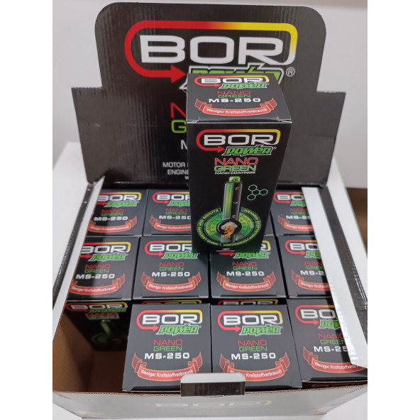 BOR POWER NANO 250 ML X 12 ADET MOTOR YAĞ KATKISI - 2