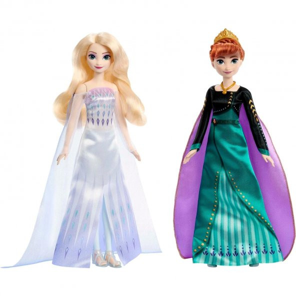Disney Frozen Disney Karlar Ükesi Prensesleri Anna ve Elsa - 2'li Paket