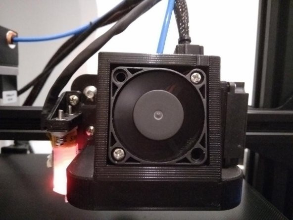 Satsana Ender 3 V2 4010 & 5015 Bltouch İle Fan Kanalı Plastik Aparat