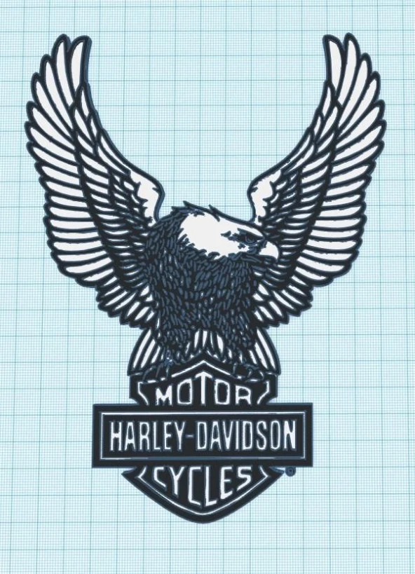 Eagle Harley Davidson Plastik Aparat