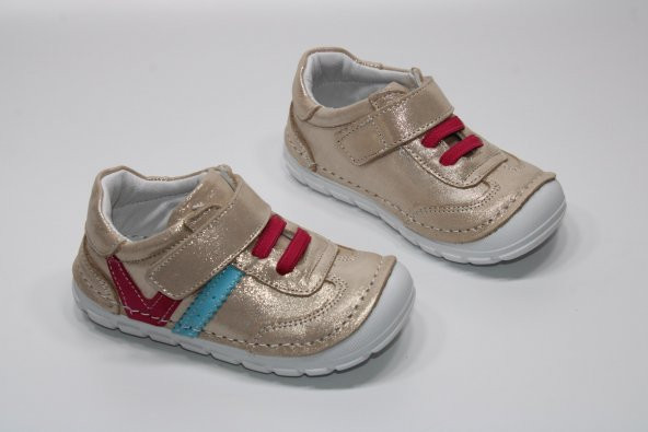 CASSO HAKİKİ DERİ İLK ADIM TAM ORTOPEDİK CIRTLI-LASTİKLİ KOLAY GİYİM KAYMAZ TABAN ÇOCUK AYAKKABISI