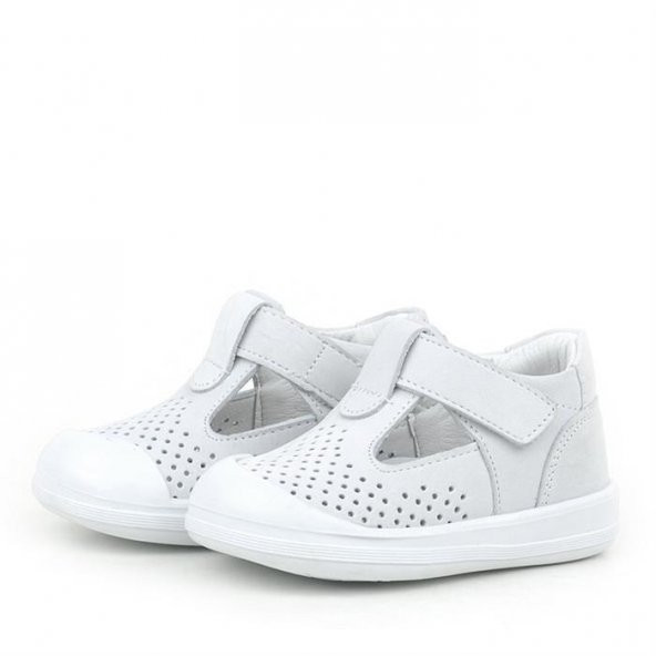 CASSO HAKİKİ DERİ İLK ADIM TAM ORTOPEDİK CIRTLI KOLAY GİYİM KAYMAZ TABAN ÇOCUK AYAKKABISI - 3