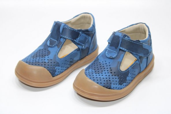 CASSO HAKİKİ DERİ İLK ADIM TAM ORTOPEDİK CIRTLI KOLAY GİYİM KAYMAZ TABAN ÇOCUK AYAKKABISI - 9