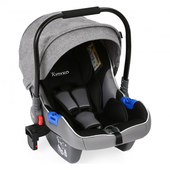 Yoyko Yoyko Ultimate Travel Sistem Bebek Arabası 3 in 1 Gri Silver - 2