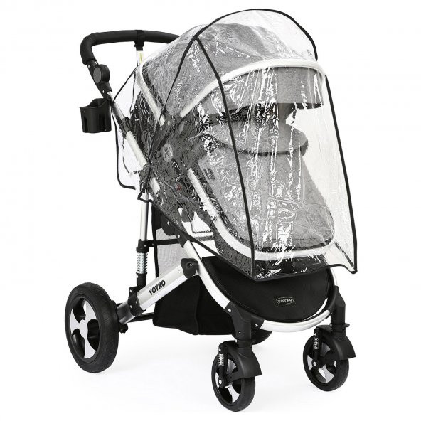 Yoyko Yoyko Ultimate Travel Sistem Bebek Arabası 3 in 1 Gri Silver - 7