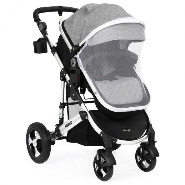 Yoyko Yoyko Ultimate Travel Sistem Bebek Arabası 3 in 1 Gri Silver - 9