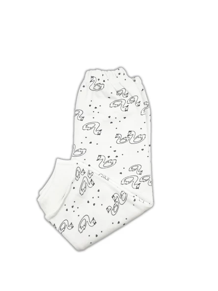 Sema Bebe Sema Baby Sevimli Kuğu Bebek Pijama Takımı 3-6 Ay - 2