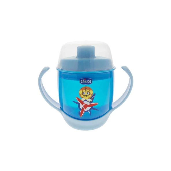 Chicco Chicco Bebek Mama Bardağı 180 ml 12+ Ay Mavi