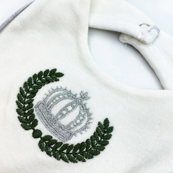 Sema Bebe Sema Baby Prens Lüks 5 Parça Hastane Çıkışı Zıbın Seti - Yeşil - 2