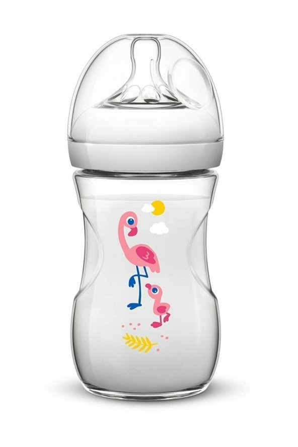 AVENT Philips Avent Natural Pelikan Desenli Biberon 260 Ml
