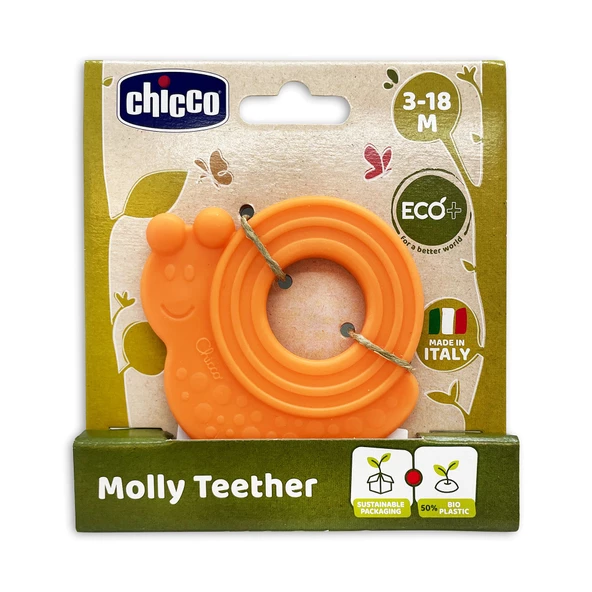 Chicco Chıcco Molly Diş Kaşıyıcı 3-18 Ay - Turuncu