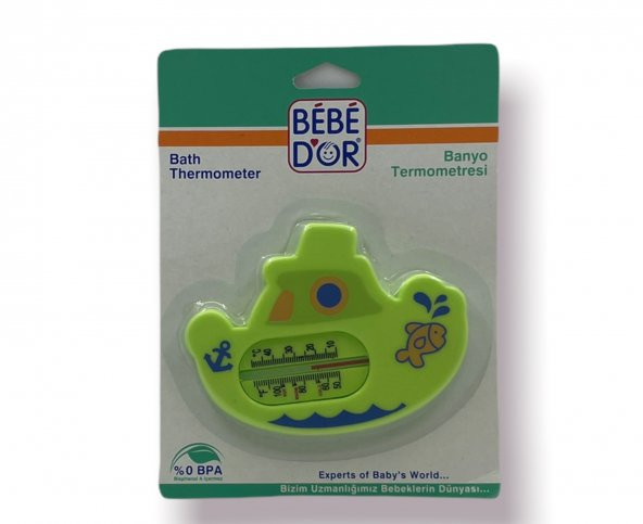 BEBEDOR Bebedor Banyo Termometresi - Yeşil