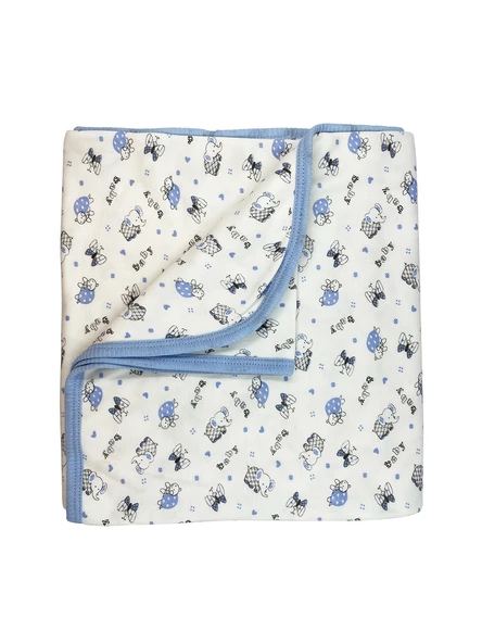 Sema Bebe Sema Baby Empirme Bebek Battaniye - Mavi