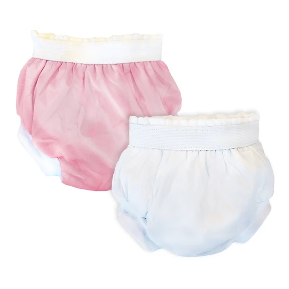 Sema Bebe Sema Baby 2'li Lüks Alıştırma Külodu 16-22 kg - Beyaz/Pembe