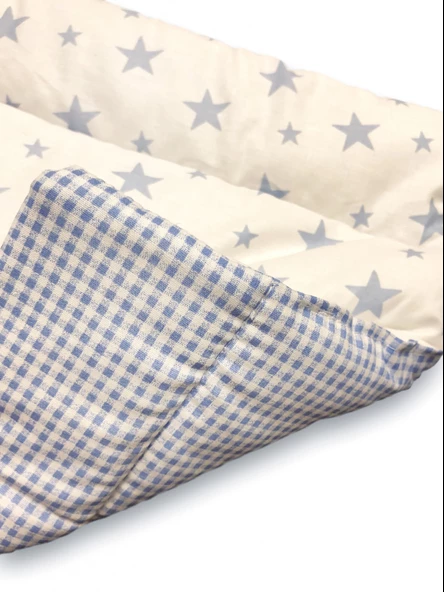 Pierre Cardin Pierre Cardin Lüks Nakışlı Alt Açma Minderi - Mavi - 4