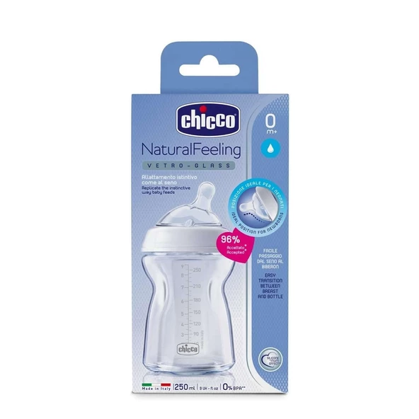 Chicco Chicco Natural Feeling Cam Biberon 250 ML 0 Ay+ - 2
