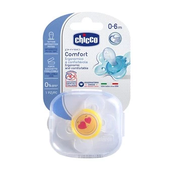 Chicco Chicco Physio Comfort Silikon Emzik Smile 0 Ay +